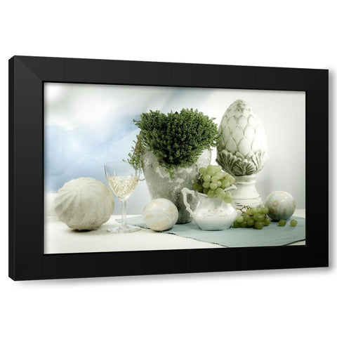 Stillife II Black Modern Wood Framed Art Print by Warminski