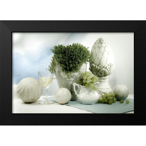 Stillife II Black Modern Wood Framed Art Print by Warminski