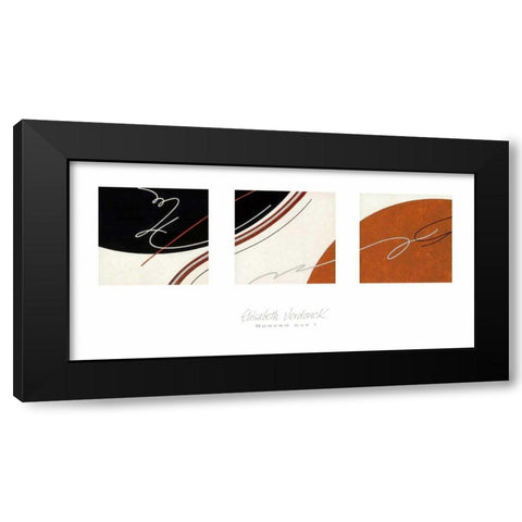 Spaced Out I Black Modern Wood Framed Art Print by Verdonck, Elisabeth