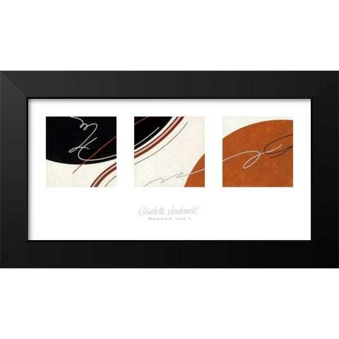 Spaced Out I Black Modern Wood Framed Art Print by Verdonck, Elisabeth