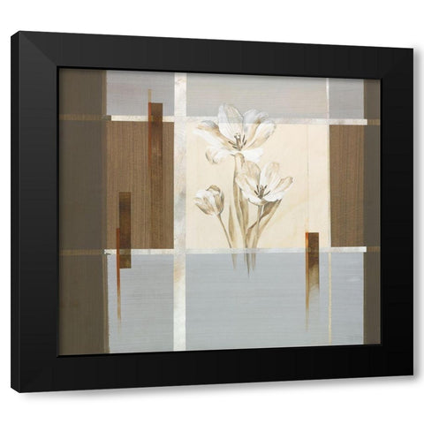 Silver Dream I Black Modern Wood Framed Art Print with Double Matting by Verbeek-Van Den Broek