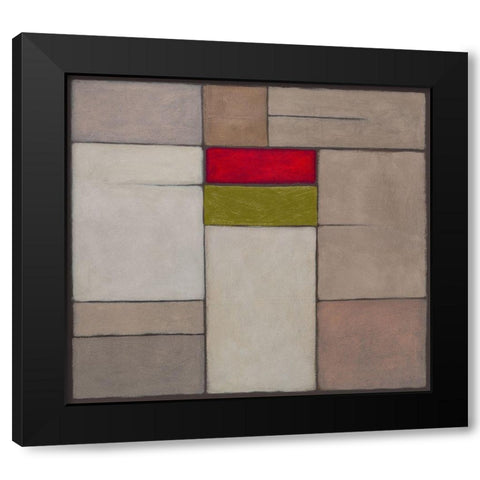 Harmony II Black Modern Wood Framed Art Print by Verbeek-Van Den Broek
