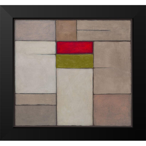 Harmony II Black Modern Wood Framed Art Print by Verbeek-Van Den Broek
