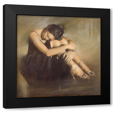 DOLCE EXPRESSIONE Black Modern Wood Framed Art Print by Sgarbossa, Antonio