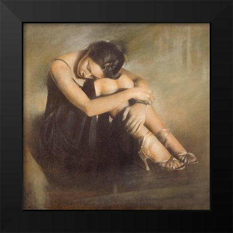 DOLCE EXPRESSIONE Black Modern Wood Framed Art Print by Sgarbossa, Antonio