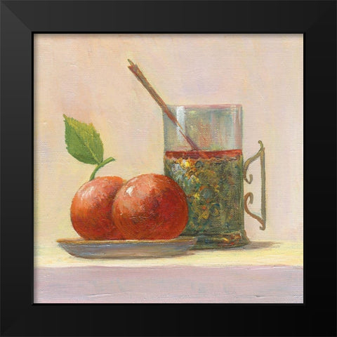 FROM THE KITCHEN I Black Modern Wood Framed Art Print by Slava