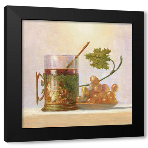 FROM THE KITCHEN II Black Modern Wood Framed Art Print with Double Matting by Slava