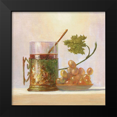 FROM THE KITCHEN II Black Modern Wood Framed Art Print by Slava