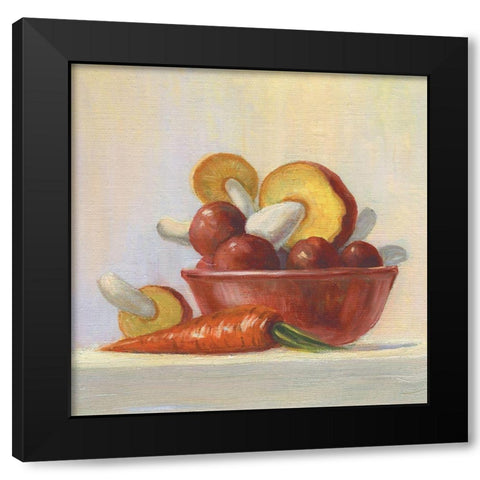FROM THE KITCHEN III Black Modern Wood Framed Art Print by Slava