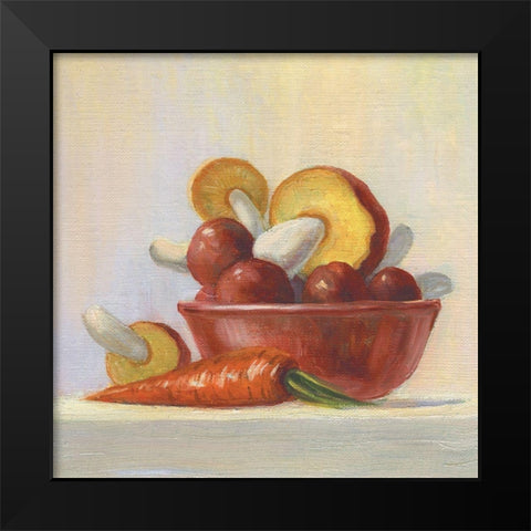 FROM THE KITCHEN III Black Modern Wood Framed Art Print by Slava
