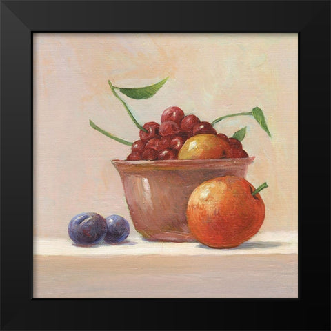 FROM THE KITCHEN IV Black Modern Wood Framed Art Print by Slava