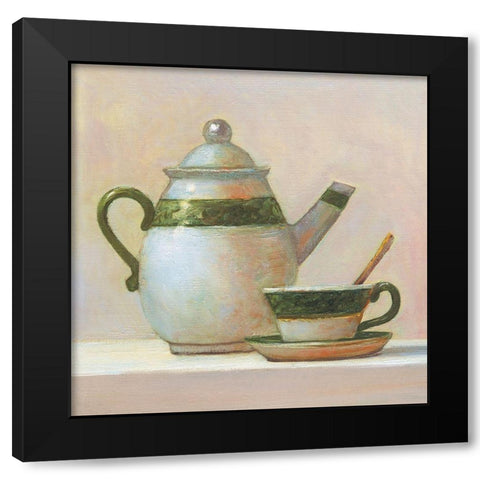 FROM THE KITCHEN VII Black Modern Wood Framed Art Print with Double Matting by Slava