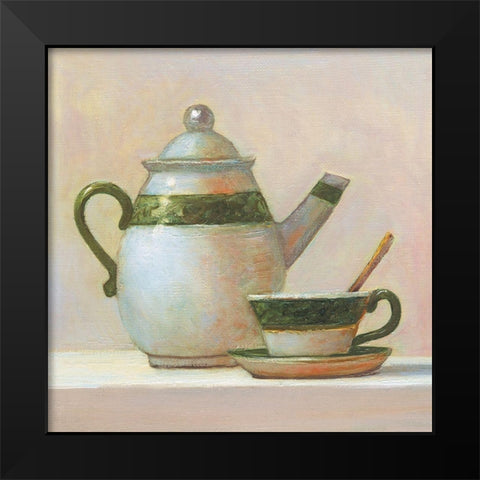 FROM THE KITCHEN VII Black Modern Wood Framed Art Print by Slava