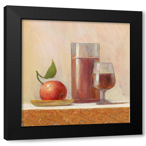 FROM THE KITCHEN X Black Modern Wood Framed Art Print by Slava