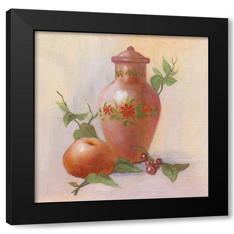 FROM THE KITCHEN XI Black Modern Wood Framed Art Print with Double Matting by Slava