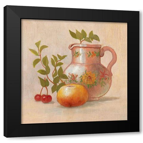 FROM THE KITCHEN XII Black Modern Wood Framed Art Print with Double Matting by Slava