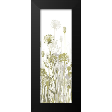GARDEN SILHOUETTE II Black Modern Wood Framed Art Print by Ashby, Simon