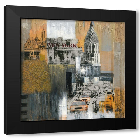 EMPIRE STATE BLDG Black Modern Wood Framed Art Print by Pax