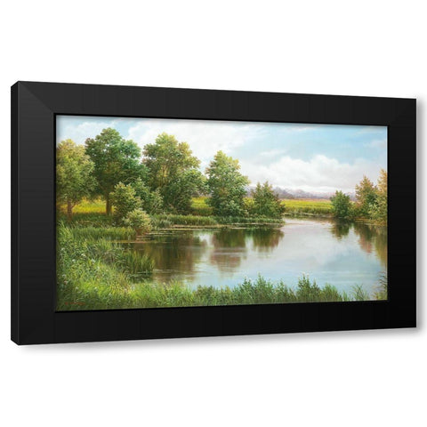 NEAR VOLGOGRAD Black Modern Wood Framed Art Print by Osipova, Svetlana