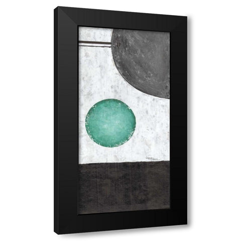 Sphere I Black Modern Wood Framed Art Print by Kikani, Umang