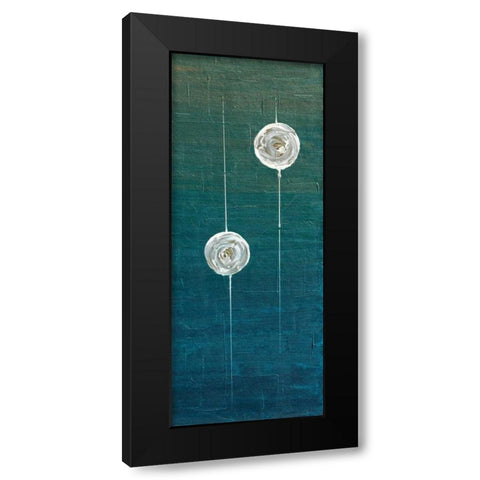 Impuls I Black Modern Wood Framed Art Print with Double Matting by Kikani, Umang