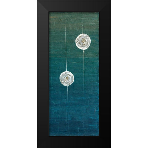 Impuls I Black Modern Wood Framed Art Print by Kikani, Umang