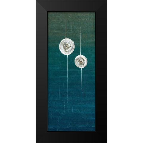Impuls II Black Modern Wood Framed Art Print by Kikani, Umang
