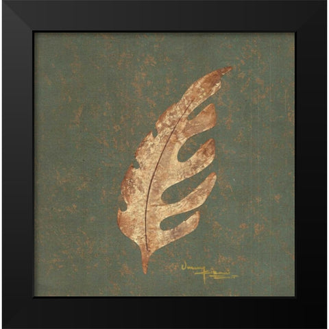 Tree Leaf II Black Modern Wood Framed Art Print by Kikani, Umang