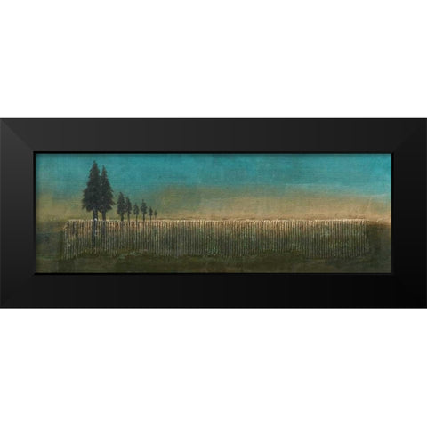 Fir Trees I Black Modern Wood Framed Art Print by Kikani, Umang