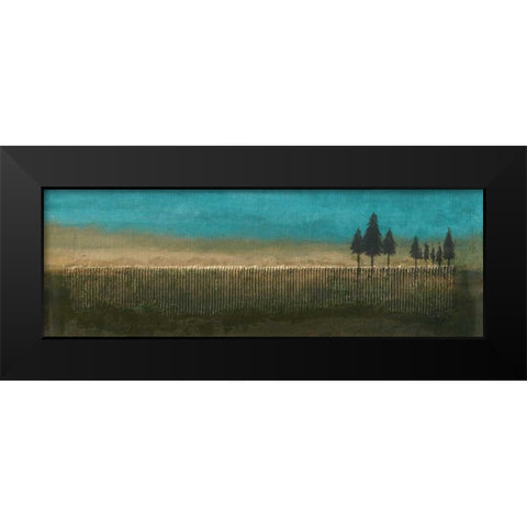 Fir Trees II Black Modern Wood Framed Art Print by Kikani, Umang