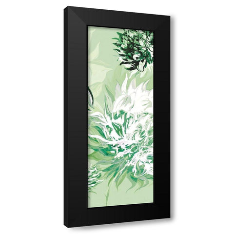 GREEN ALLURE III Black Modern Wood Framed Art Print by Scaffardi, Sally