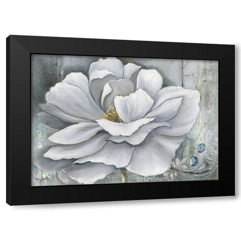 FLOWER DREAM Black Modern Wood Framed Art Print by Withaar, Rian