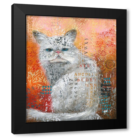 YOLA Black Modern Wood Framed Art Print with Double Matting by Mizo
