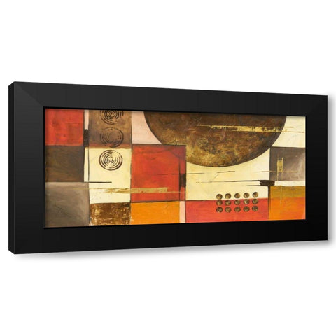 Sphere Ascendance I Black Modern Wood Framed Art Print by Kikani, Umang