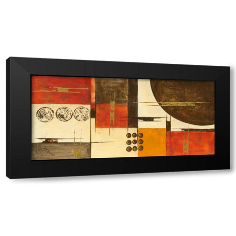Sphere Ascendance II Black Modern Wood Framed Art Print by Kikani, Umang