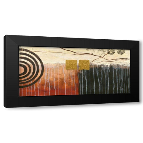 The Emergence Black Modern Wood Framed Art Print with Double Matting by Kikani, Umang