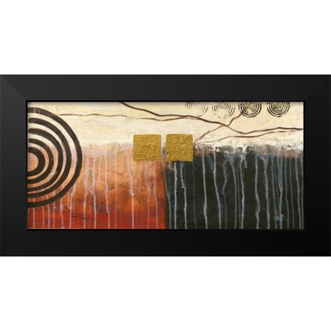 The Emergence Black Modern Wood Framed Art Print by Kikani, Umang