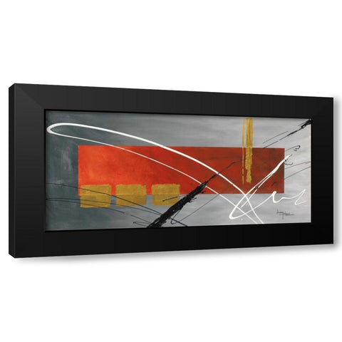 Nonpartision II Black Modern Wood Framed Art Print with Double Matting by Kikani, Umang