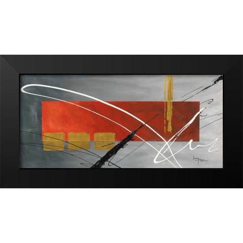 Nonpartision II Black Modern Wood Framed Art Print by Kikani, Umang