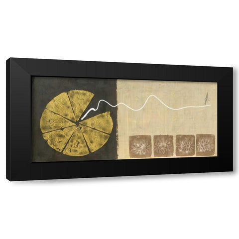 The Rising I Black Modern Wood Framed Art Print with Double Matting by Kikani, Umang