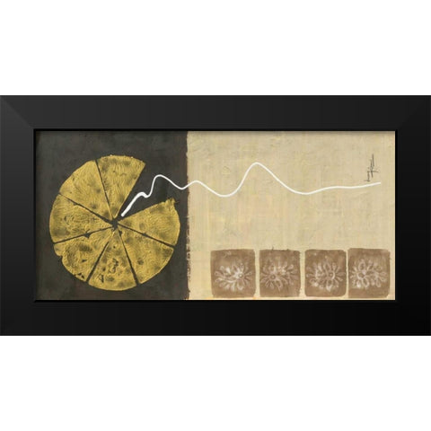 The Rising I Black Modern Wood Framed Art Print by Kikani, Umang