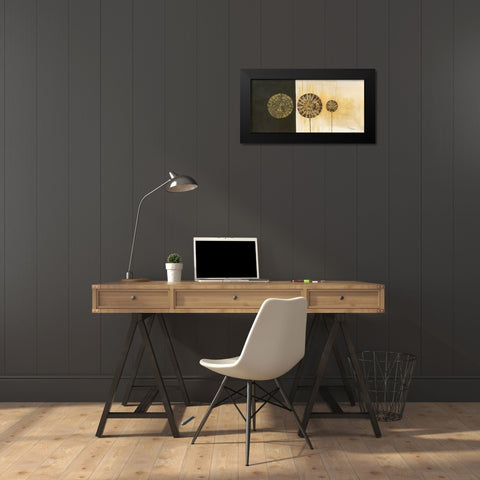 Lollies I Black Modern Wood Framed Art Print by Kikani, Umang