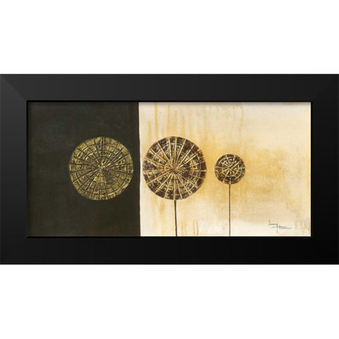 Lollies I Black Modern Wood Framed Art Print by Kikani, Umang