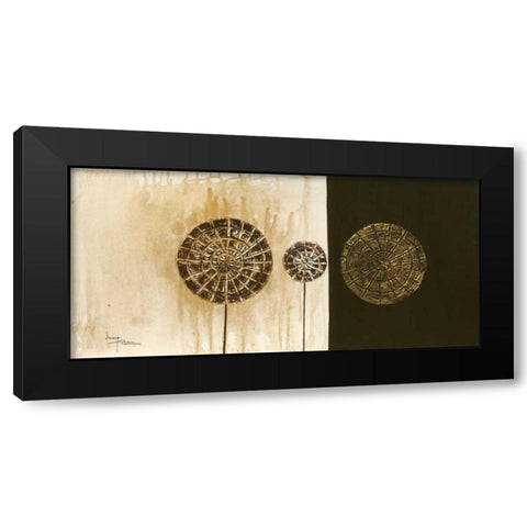 Lollies II Black Modern Wood Framed Art Print with Double Matting by Kikani, Umang