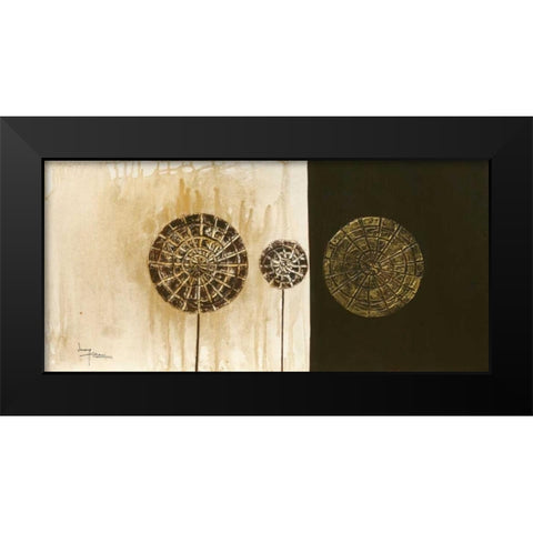 Lollies II Black Modern Wood Framed Art Print by Kikani, Umang