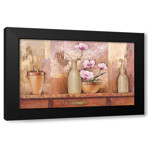 COMP COTTAGE KITCHEN Black Modern Wood Framed Art Print by Babichev