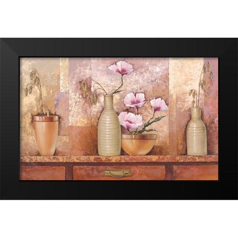 COMP COTTAGE KITCHEN Black Modern Wood Framed Art Print by Babichev