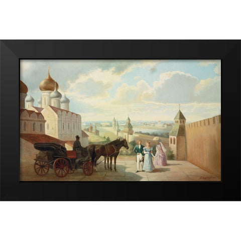 HISTORIC RUSSIA I Black Modern Wood Framed Art Print by Chairudinov, A.