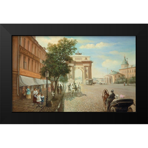 HISTORIC RUSSIA II Black Modern Wood Framed Art Print by Chairudinov, A.