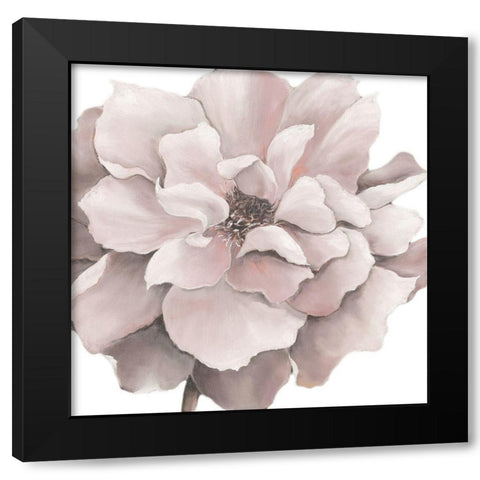 PINK PRECIOUS Black Modern Wood Framed Art Print with Double Matting by Withaar, Rian